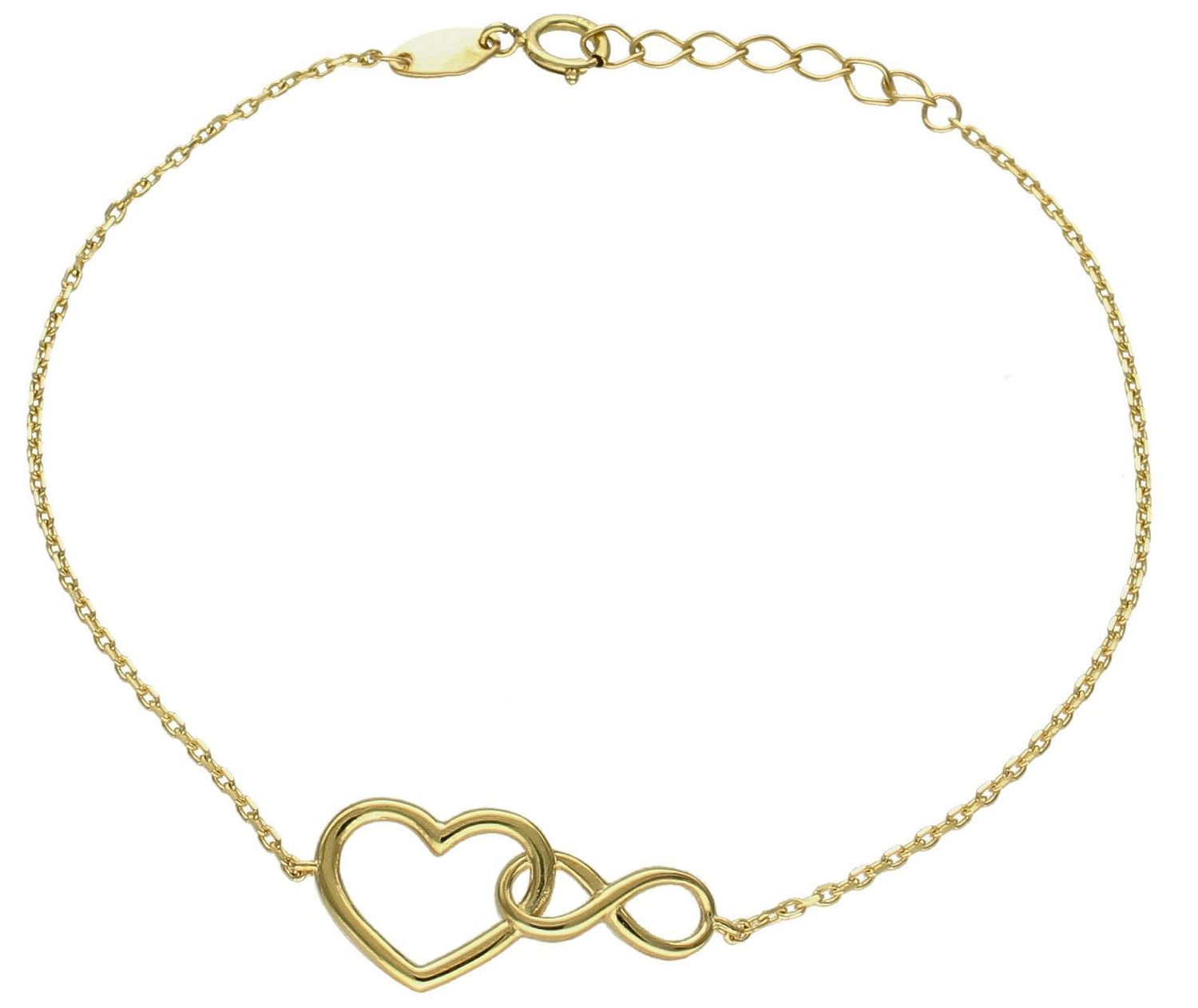 Złota bransoletka damska 375 celebrytka nieskończona miłość BR 5281 375. Złota bransoletka damska. Złota bransoletka próby 375. Bransoletka złota damska delikatna celebrytka. Bransoletka złota celebrytka idealna na pr.jpg